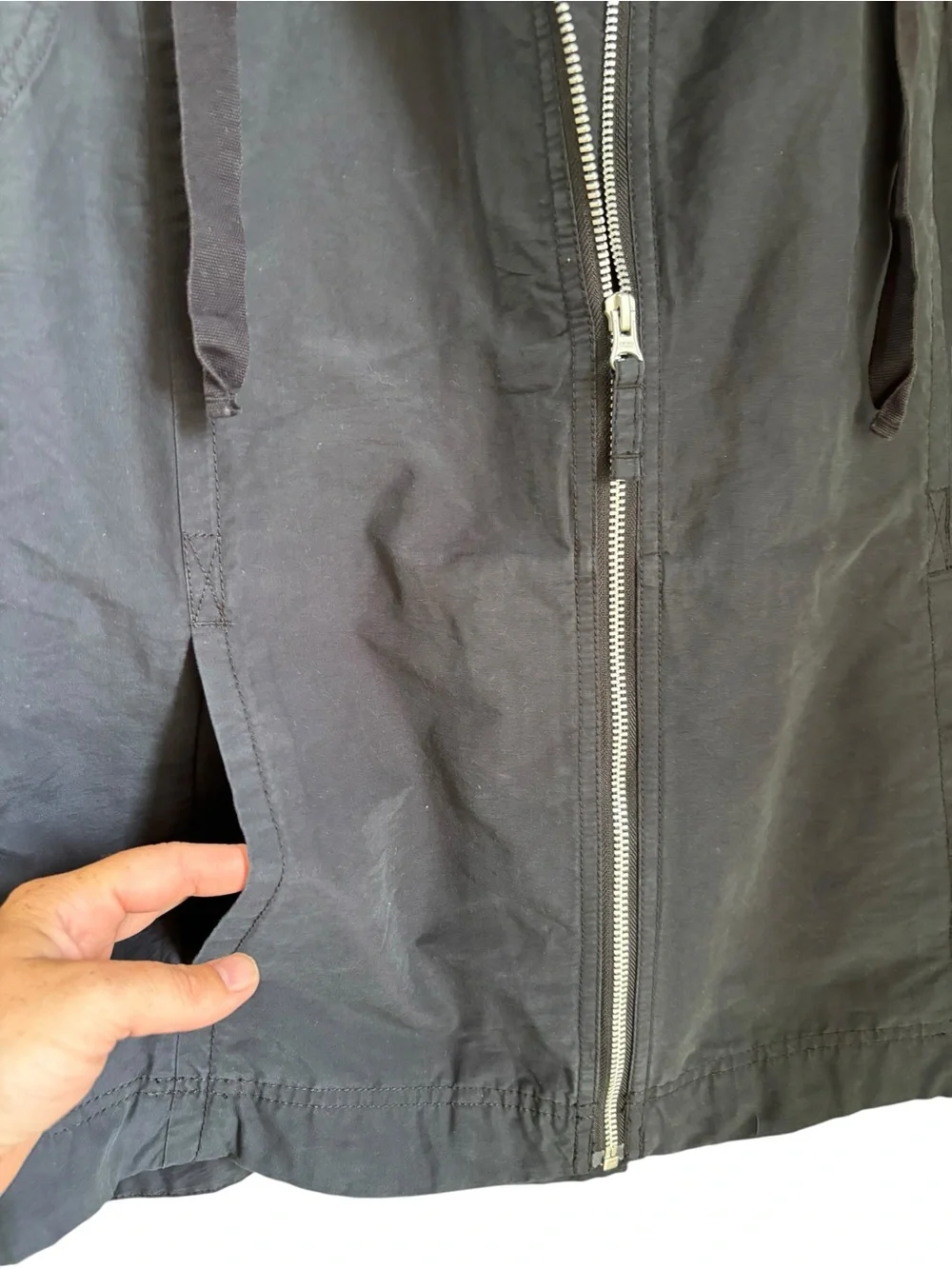 Columbia Women's Black Lightweight Cotton/Nylon Active Zip Up Vest Size XL